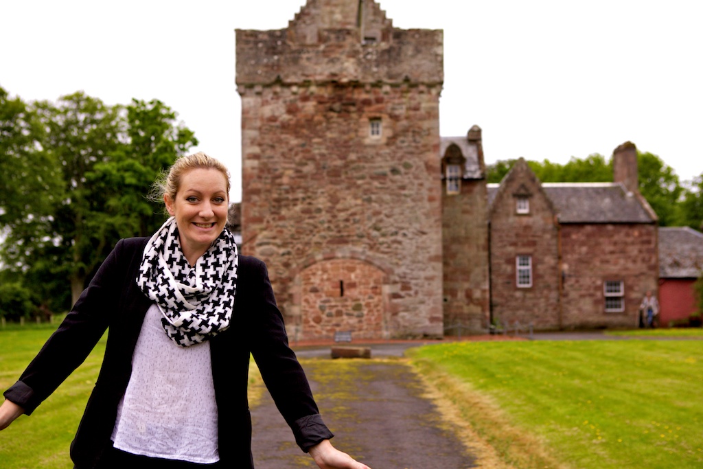 Emma with her Hunterston Castle