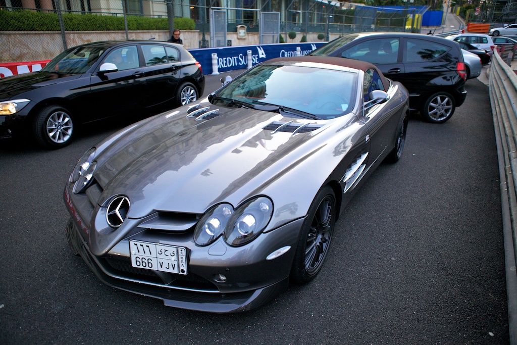 Ferrari outside Monte Carlo Casino, France