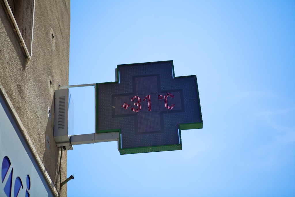 31 degrees in Pisa