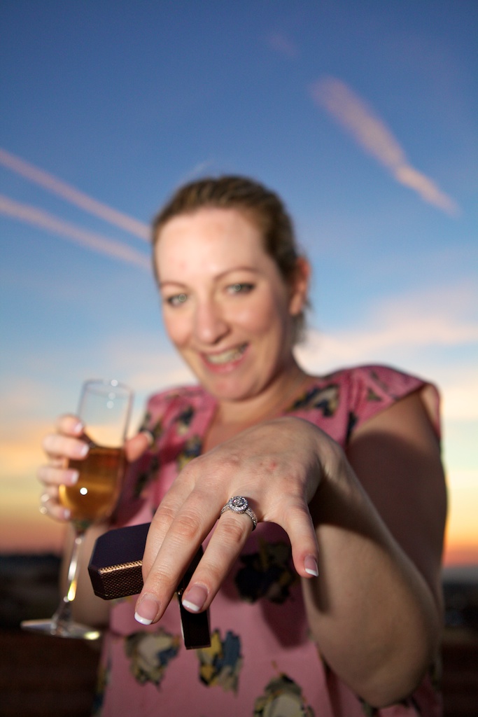 Engaged in Florence