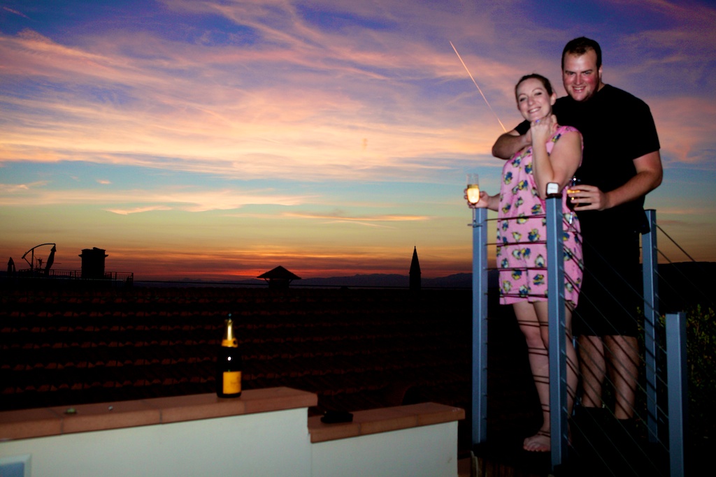 Engaged in Florence