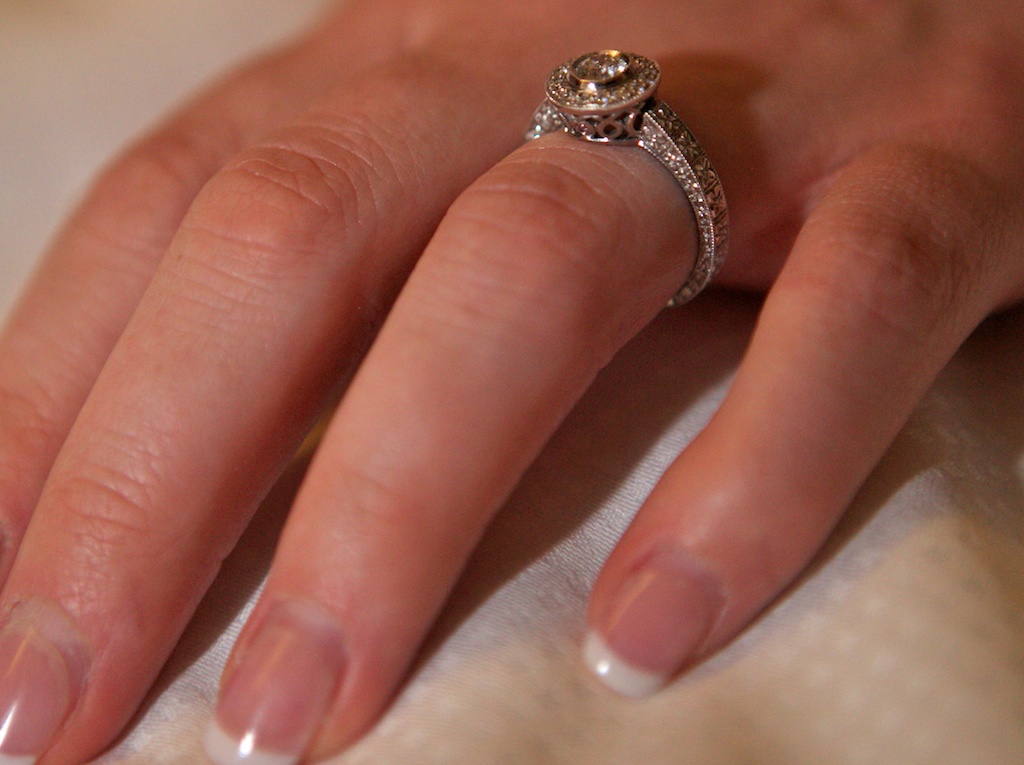Engaged in Florence