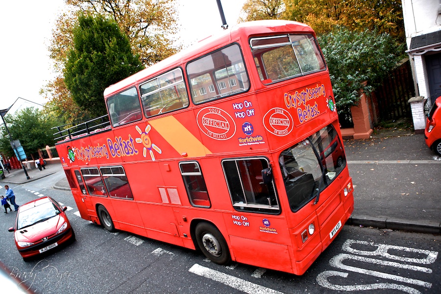 Belfast tour bus