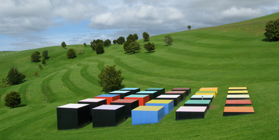 auckland new zealand sculpture gibbs farm